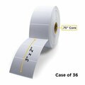 Clover Imaging Non-OEM New Direct Thermal Label Roll 0.75'' ID x 2.2'' Max OD, 36PK CIGZD43020M-PERF
